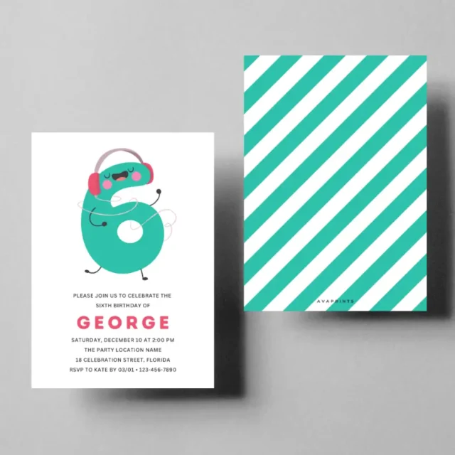 FREE 6th Birthday Invitation Templates Boy Birthday Party Invites