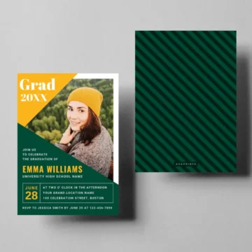 FREE Custom Photo Graduation Party Invitation Templates Editable Digital Invites