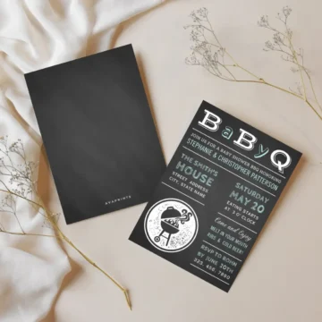 BBQ Boy Baby Shower Invitation Templates BaByQ Invites